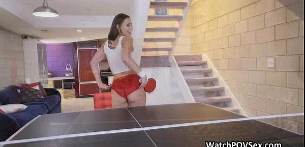  Hot fuck after ping pong with gf